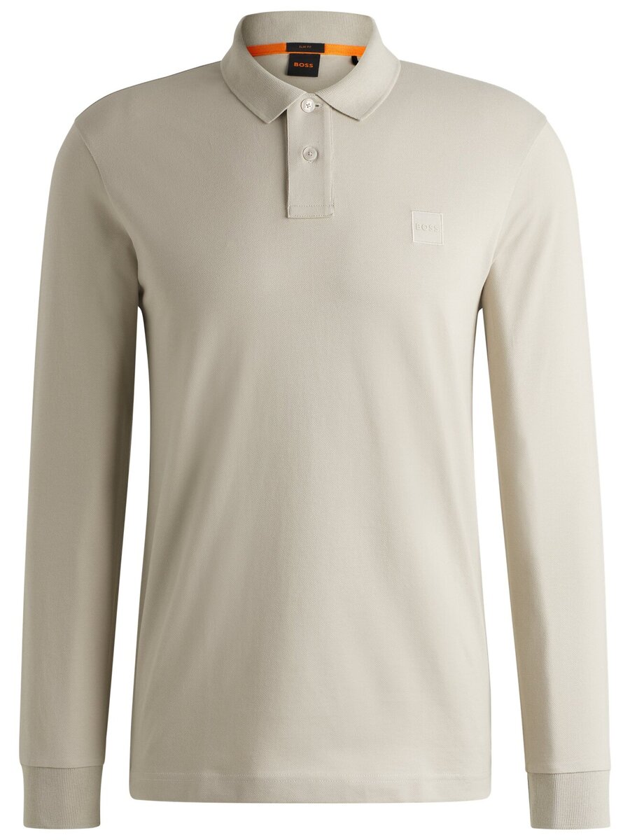 Polo van het merk Hugo Boss in het Beige