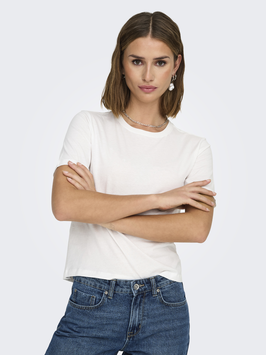T-shirt van het merk Jdy in het Beige