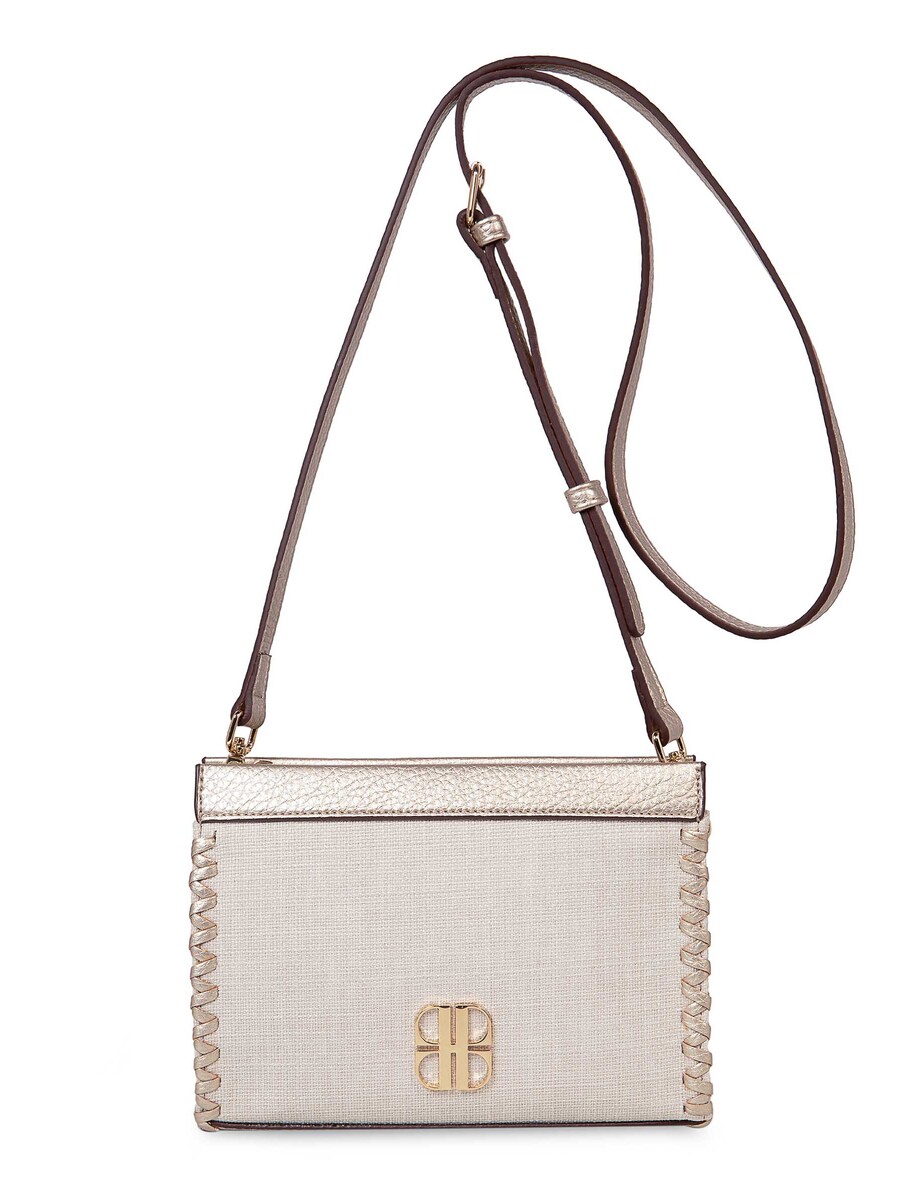Handtas van het merk Laurent David in het Beige