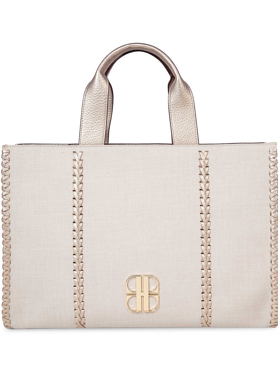 Handtas van het merk Laurent David in het Beige