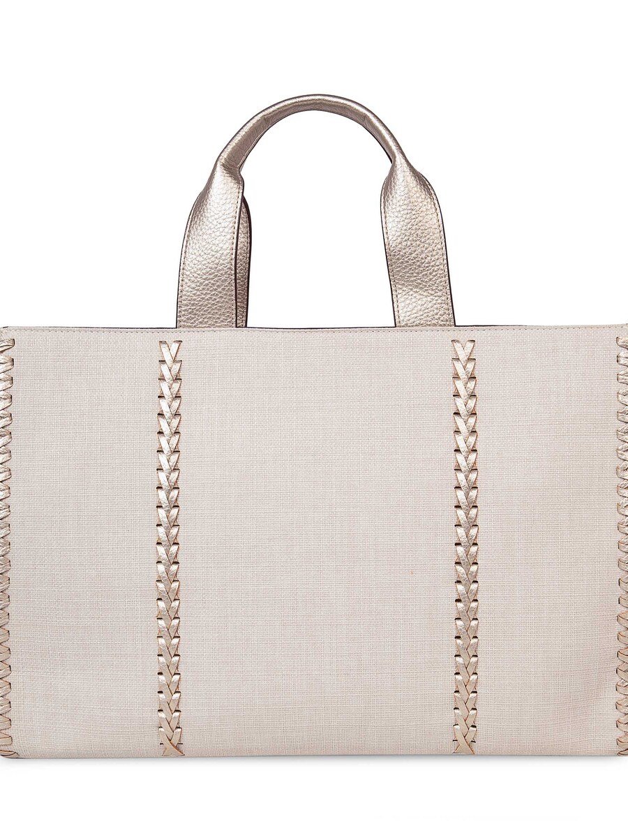 Handtas van het merk Laurent David in het Beige