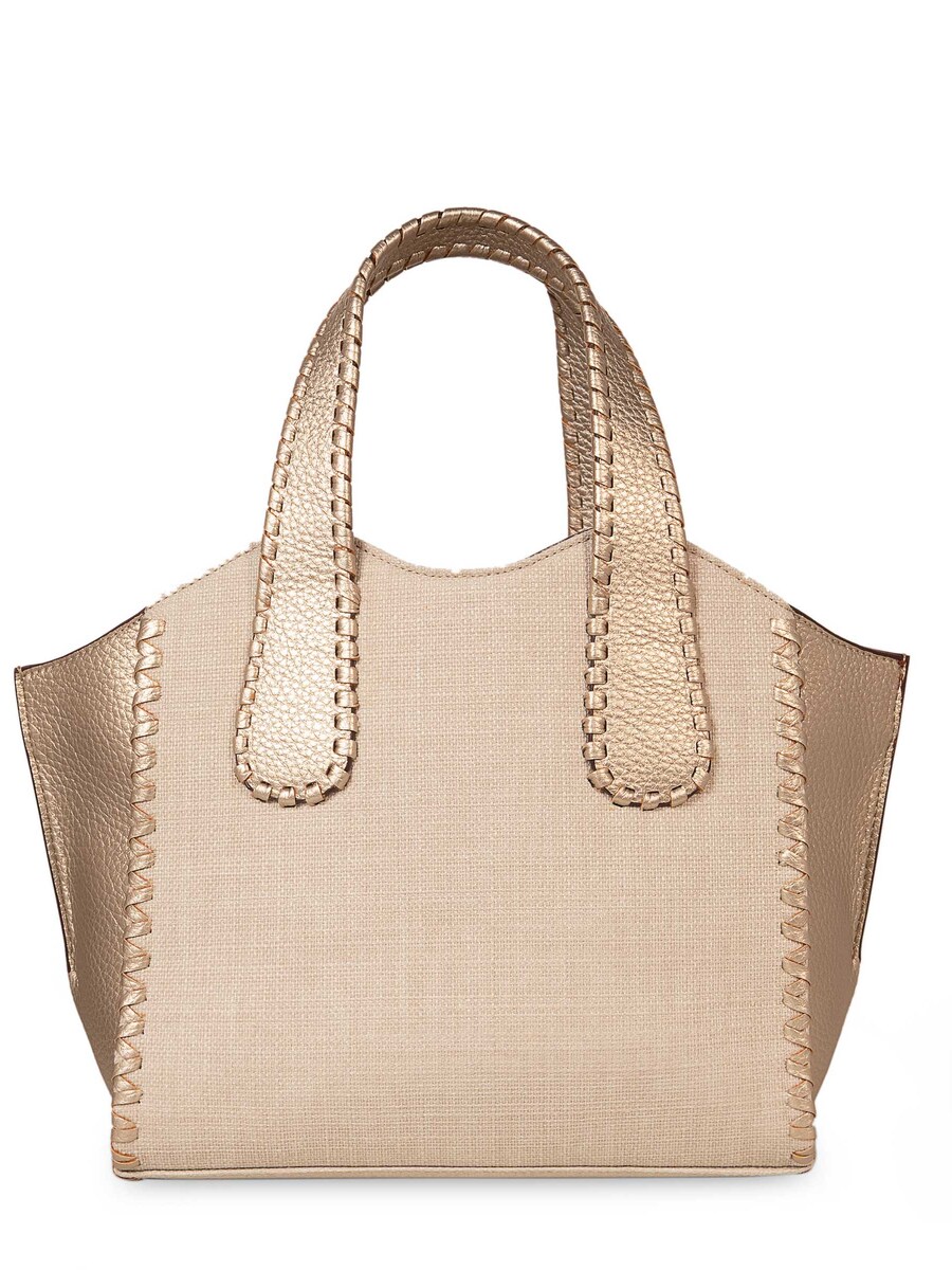 Handtas van het merk Laurent David in het Beige