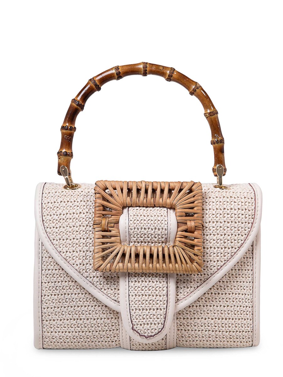 Handtas van het merk Laurent David in het Beige