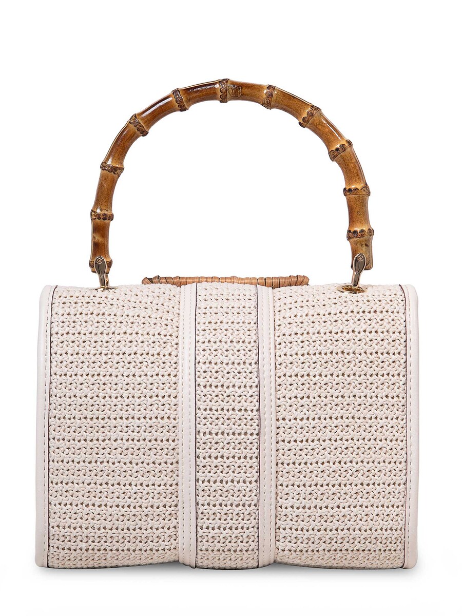Handtas van het merk Laurent David in het Beige