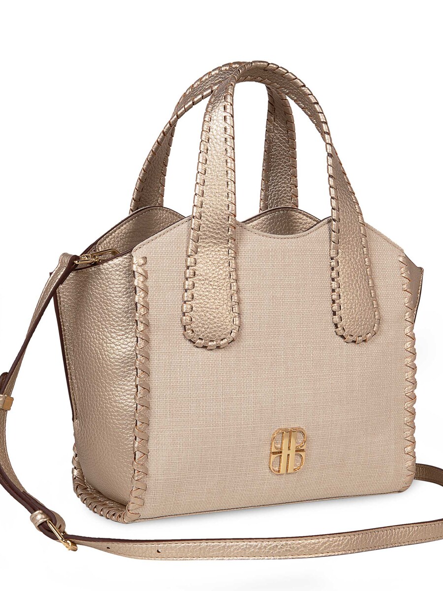 Handtas van het merk Laurent David in het Beige
