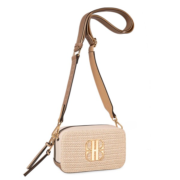 Handtas van het merk Laurent David in het Beige