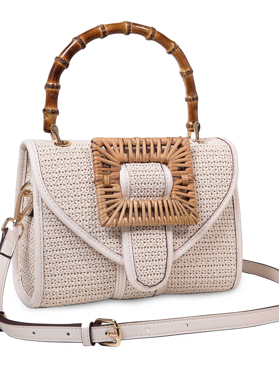 Handtas van het merk Laurent David in het Beige