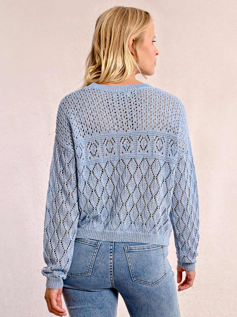 Pull van het merk Molly Bracken in het Blauw