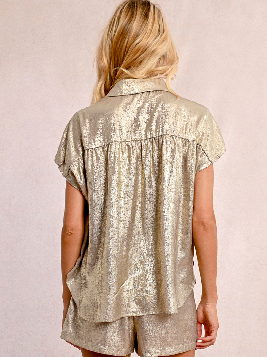 Bloes van het merk Molly Bracken in het Goud