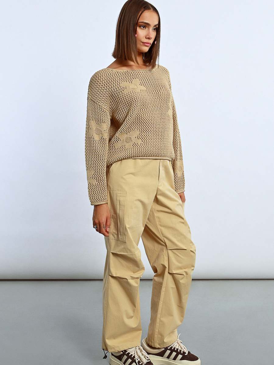Pull van het merk Molly Bracken in het Beige