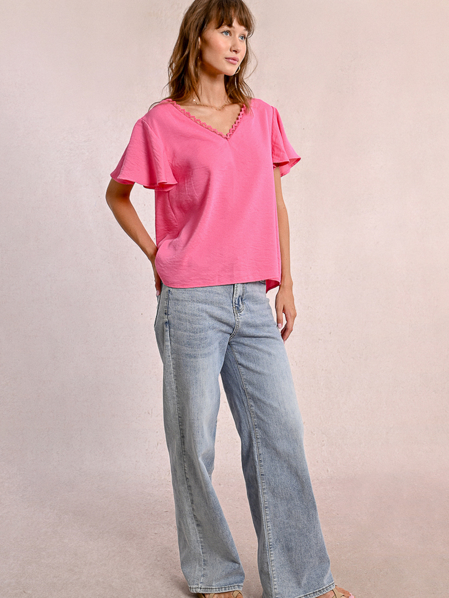 Top van het merk Molly Bracken in het Roze