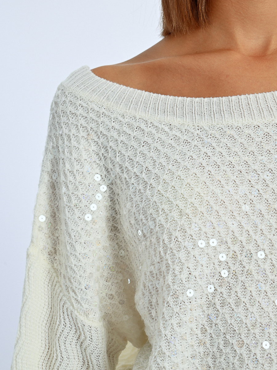 Pull van het merk Molly Bracken in het Ecru