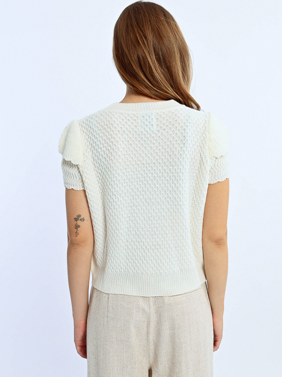Pull van het merk Molly Bracken in het Ecru