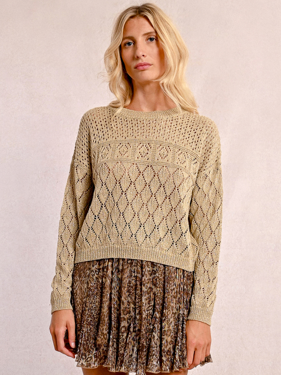 Pull van het merk Molly Bracken in het Goud