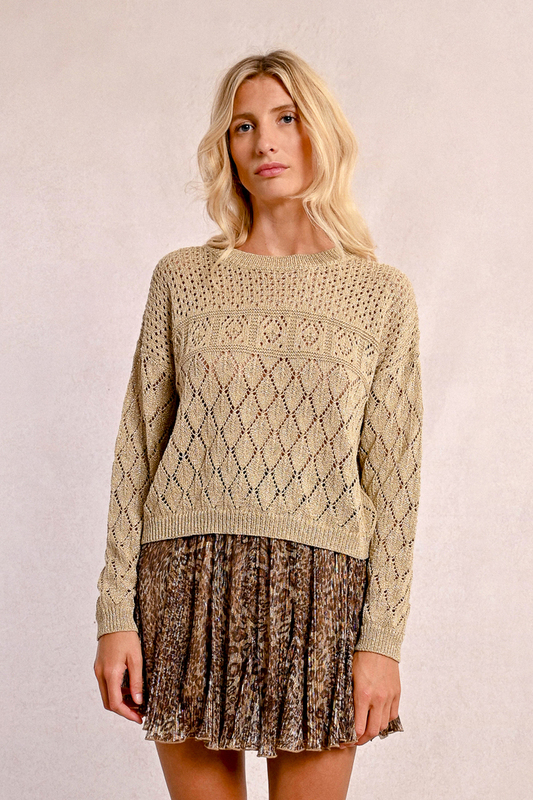 Pull van het merk Molly Bracken in het Goud