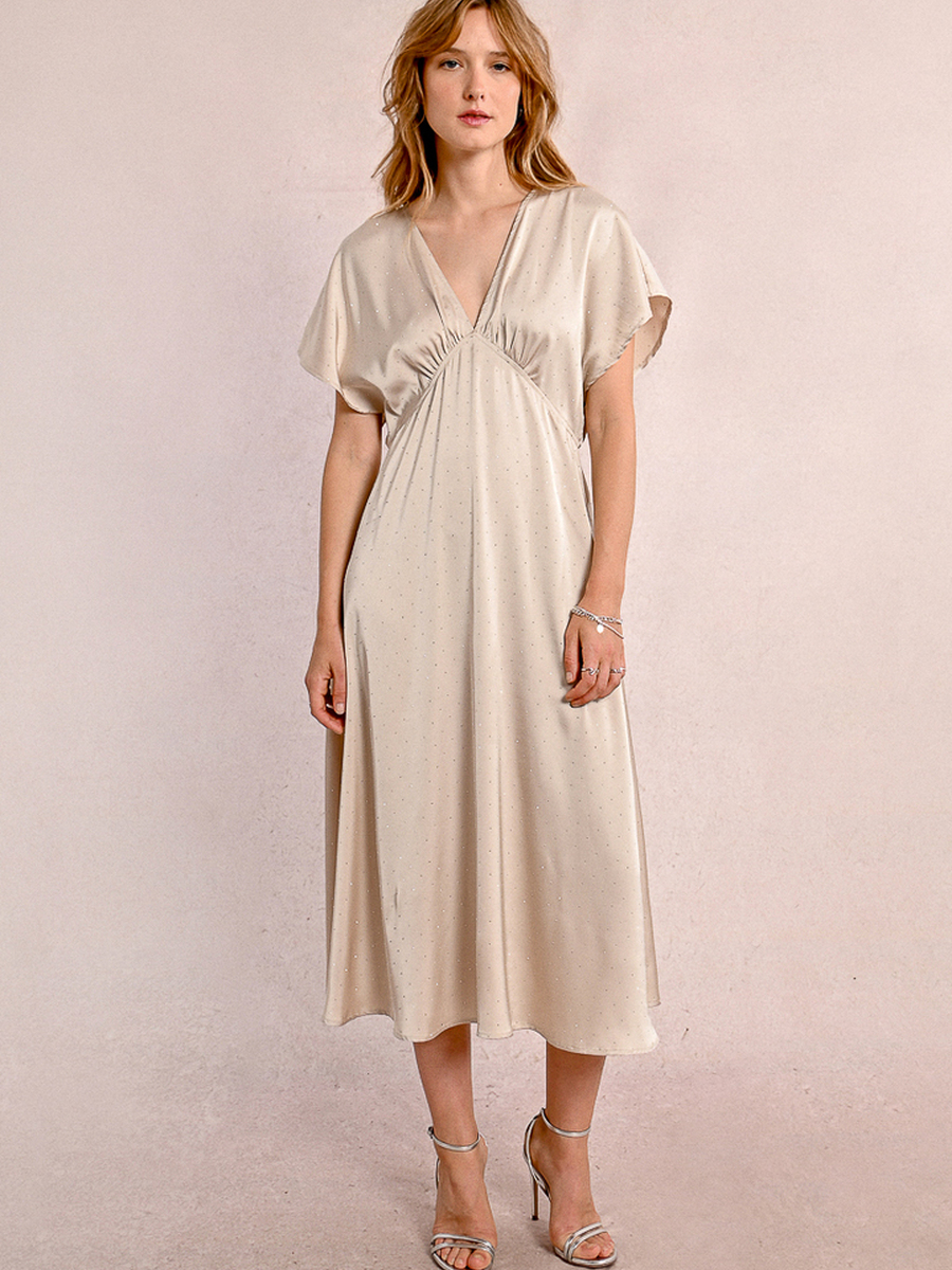 Kleed van het merk Molly Bracken in het Beige