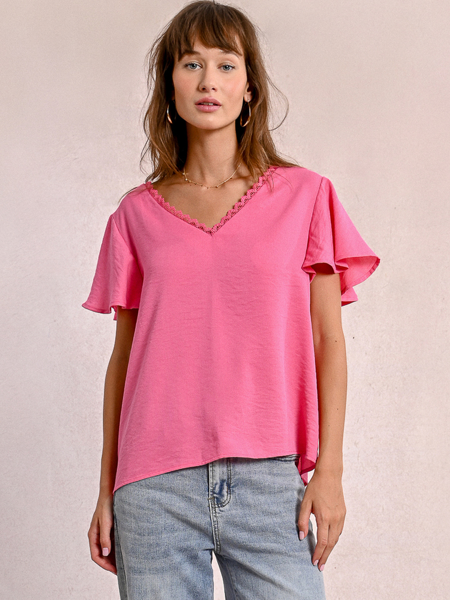 Top van het merk Molly Bracken in het Roze