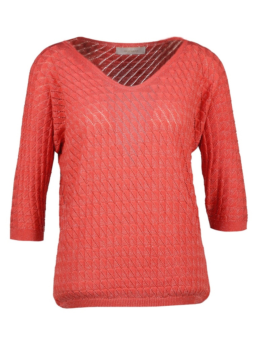 Pull van het merk Amelie&amelie in het Rood