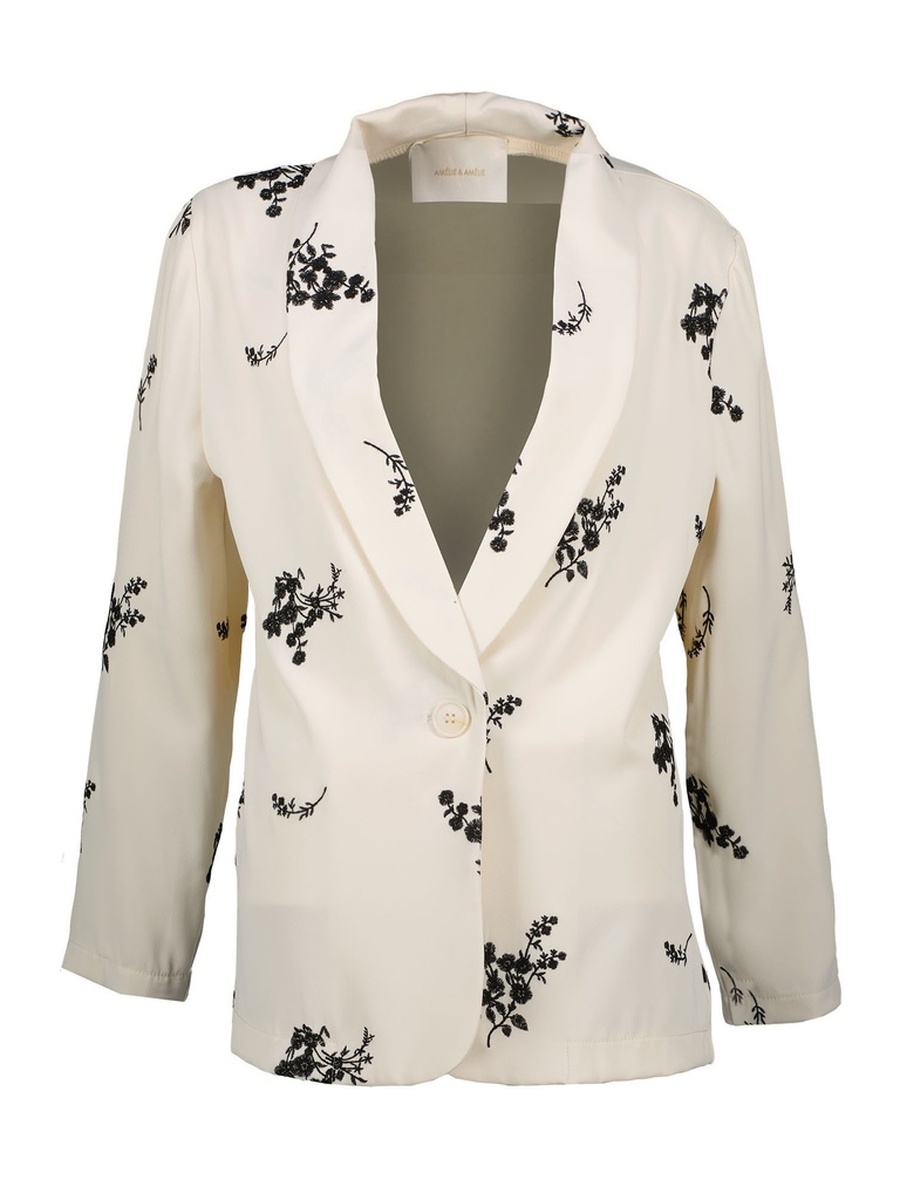 Blazer van het merk Amelie&amelie in het Beige