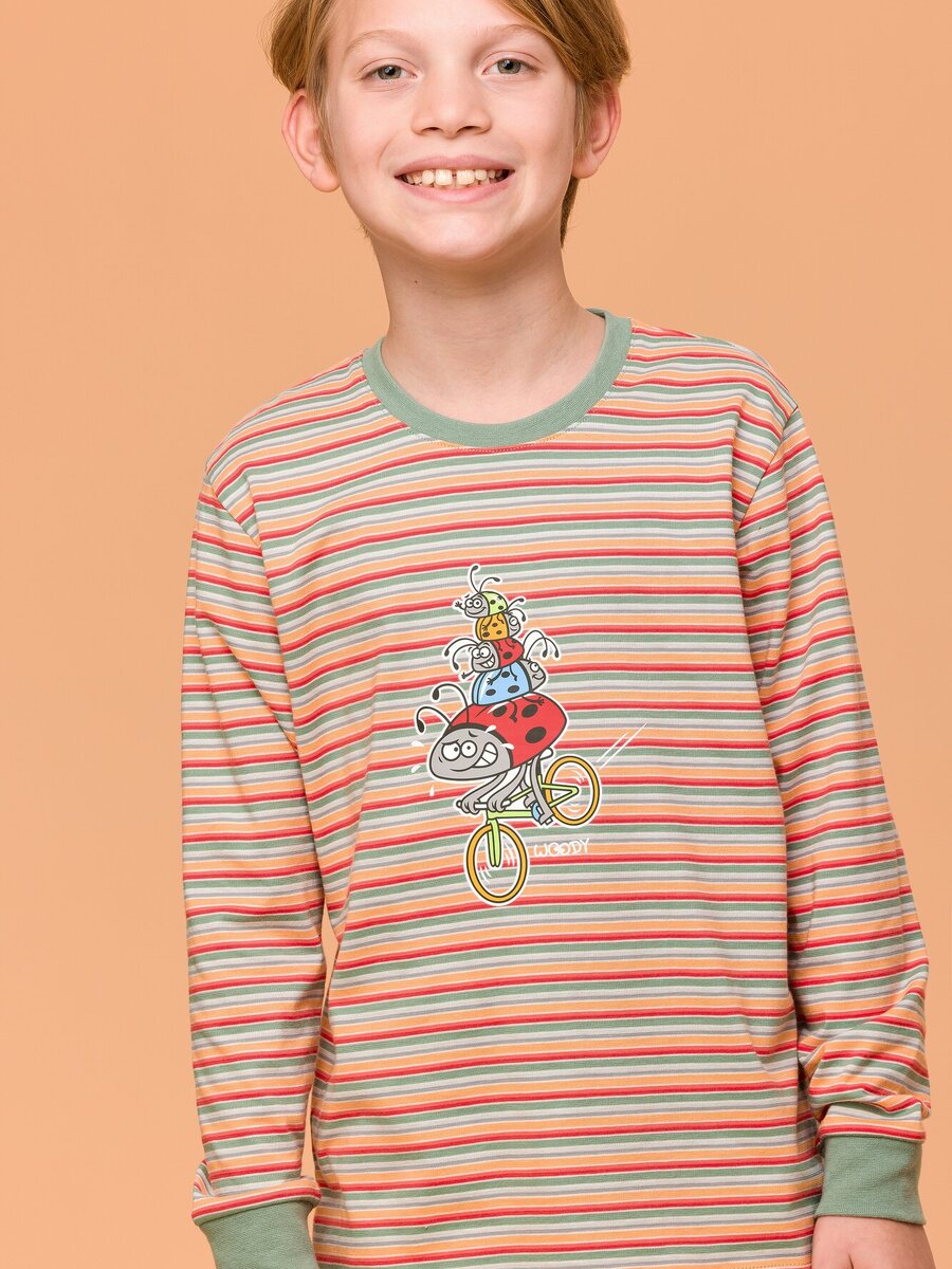 Pyjama van het merk Woody in het Rood
