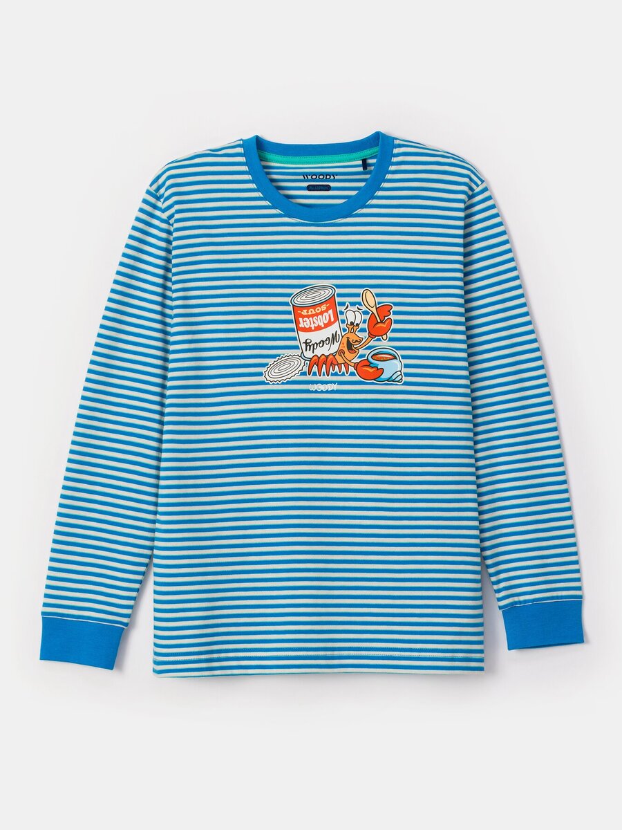 Pyjama van het merk Woody in het Marine