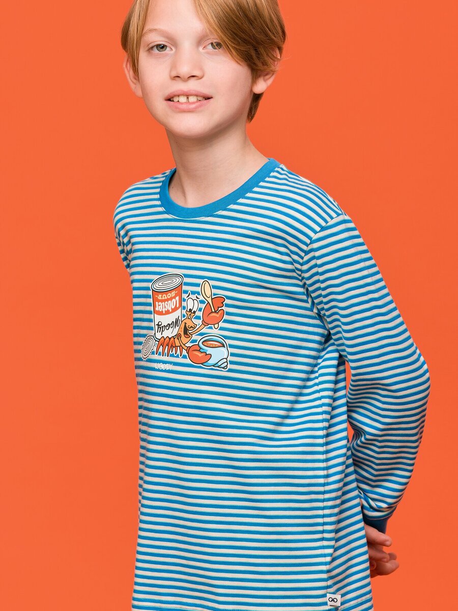 Pyjama van het merk Woody in het Marine