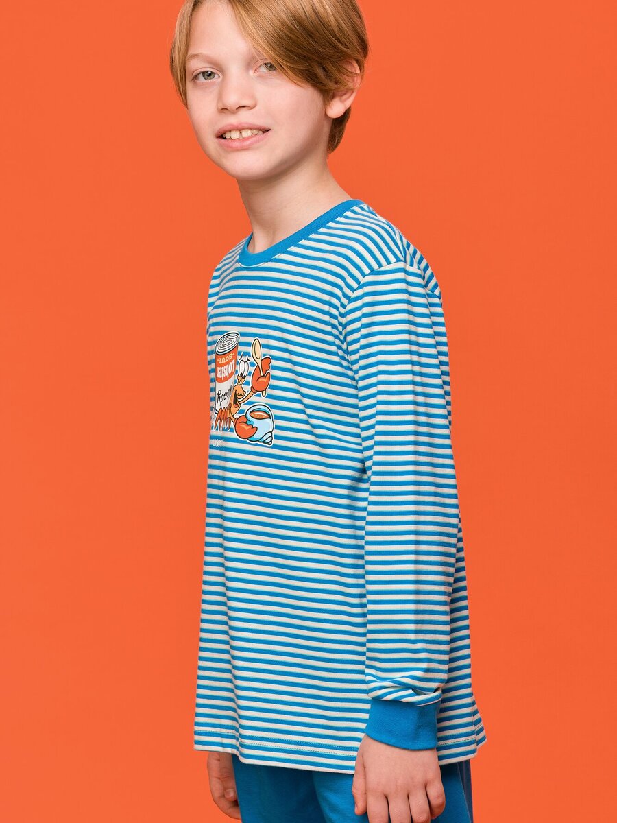 Pyjama van het merk Woody in het Marine