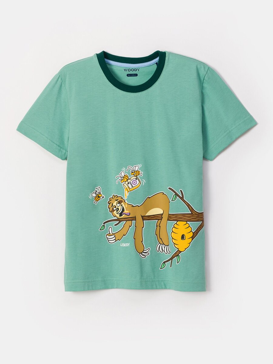 Pyjama van het merk Woody in het Groen