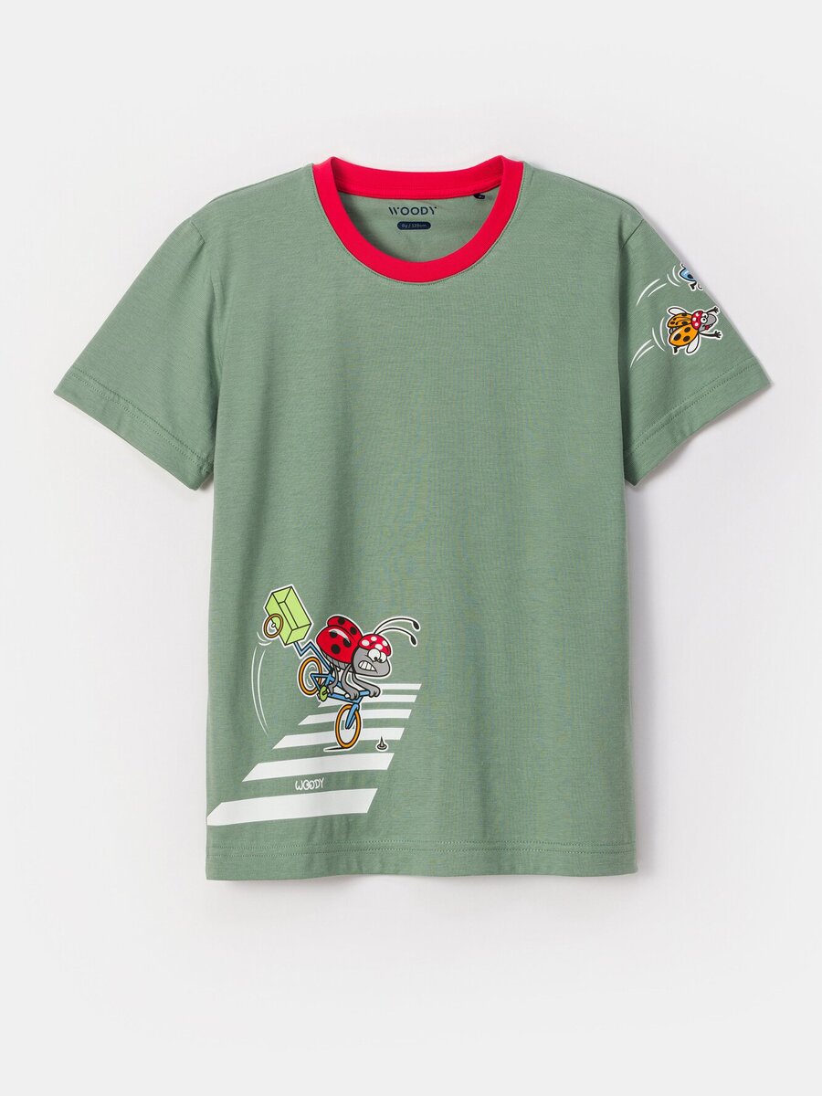 Pyjama van het merk Woody in het Groen