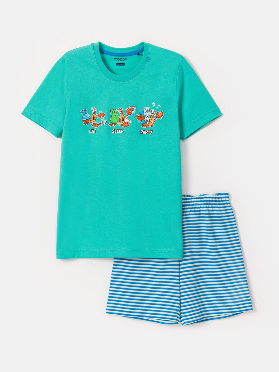 Pyjama van het merk Woody in het Blauw