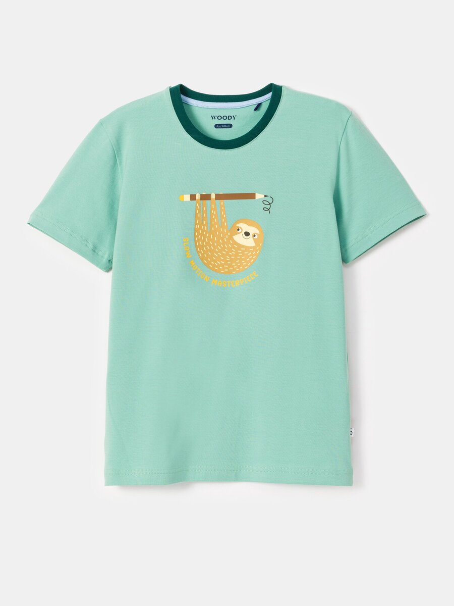 Pyjama van het merk Woody in het Groen