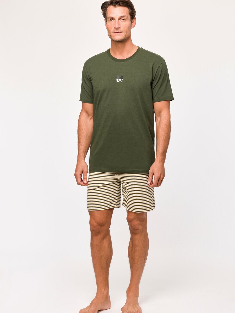 Pyjama van het merk Woody in het Groen