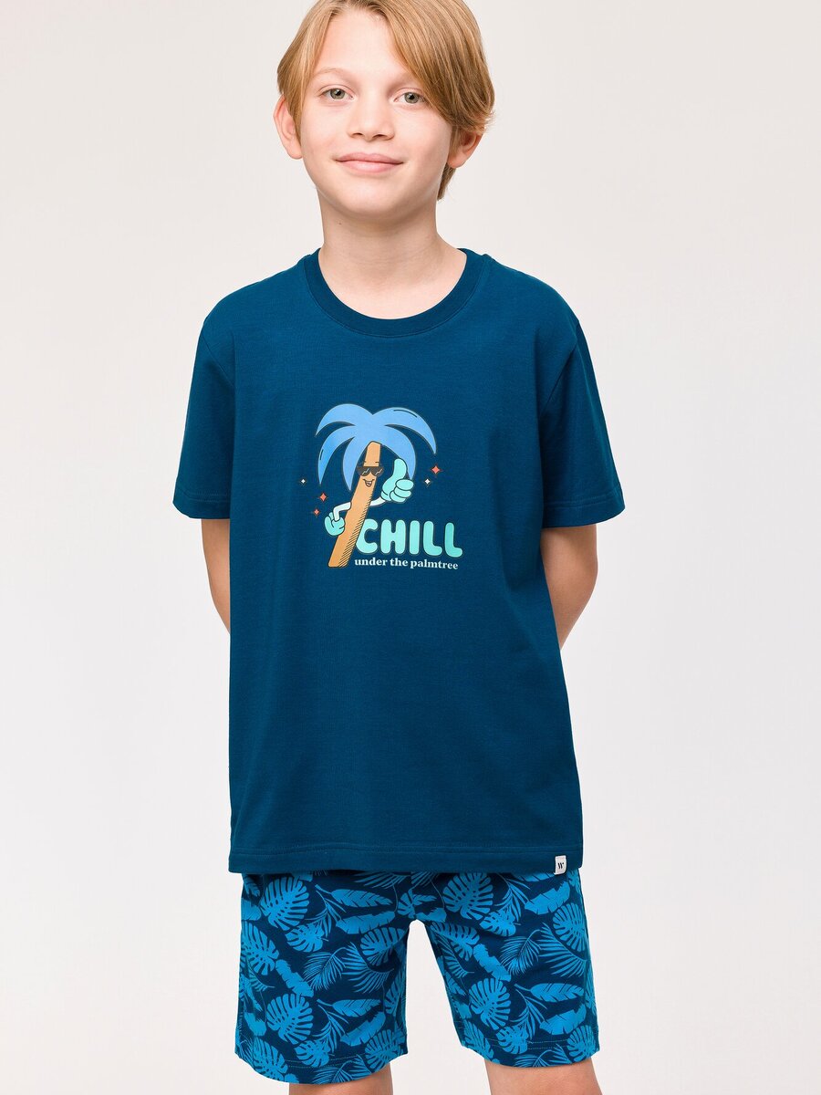 Pyjama van het merk Woody in het Blauw