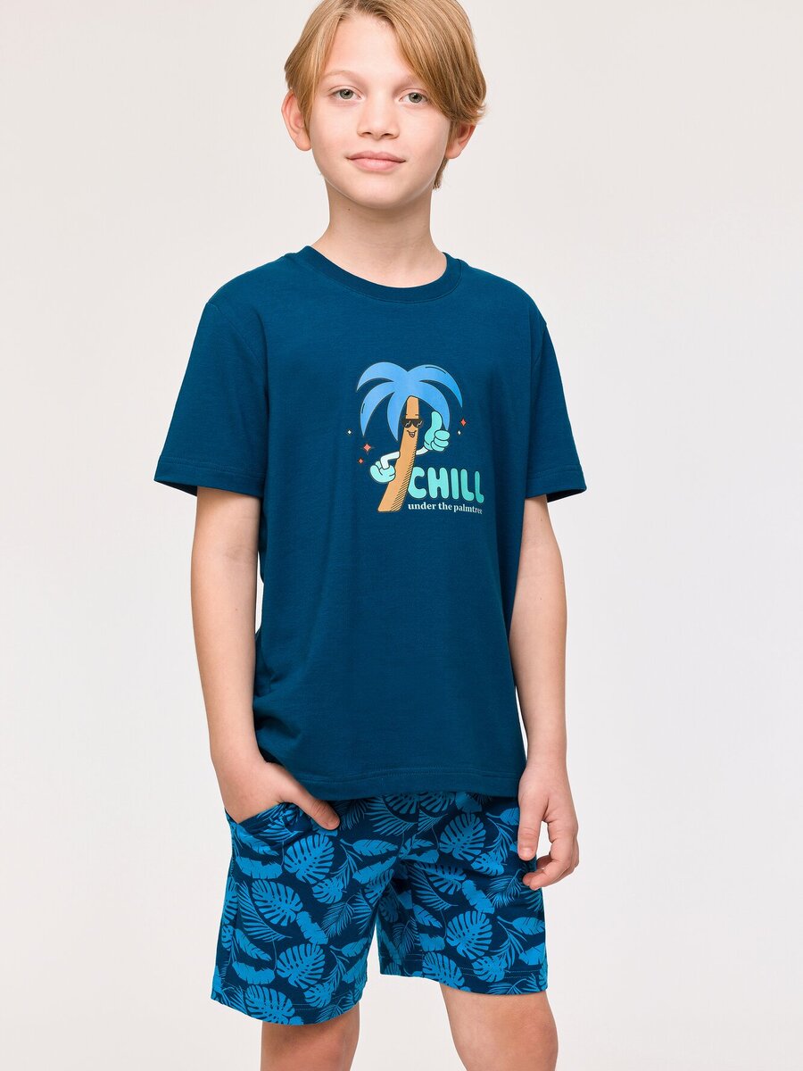 Pyjama van het merk Woody in het Blauw