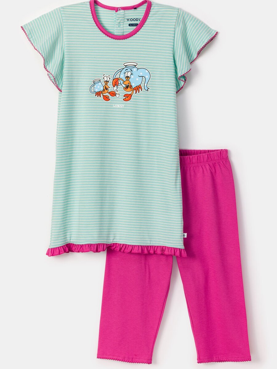 Pyjama van het merk Woody in het Blauw