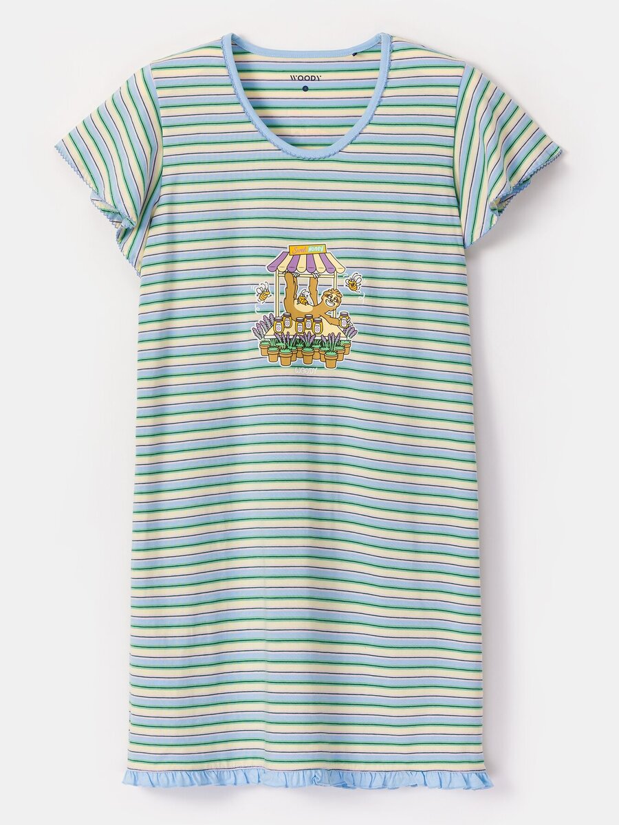 Pyjama van het merk Woody in het Blauw