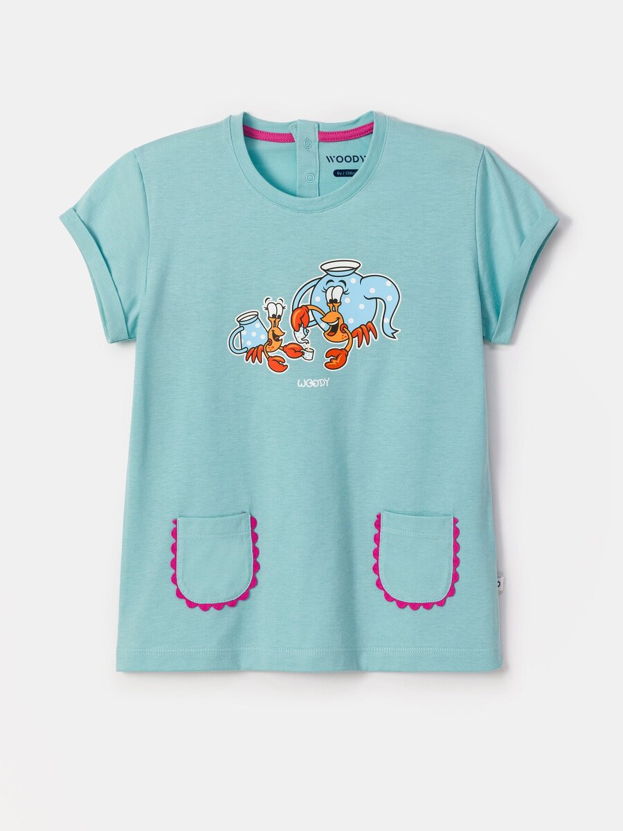 Pyjama van het merk Woody in het Blauw