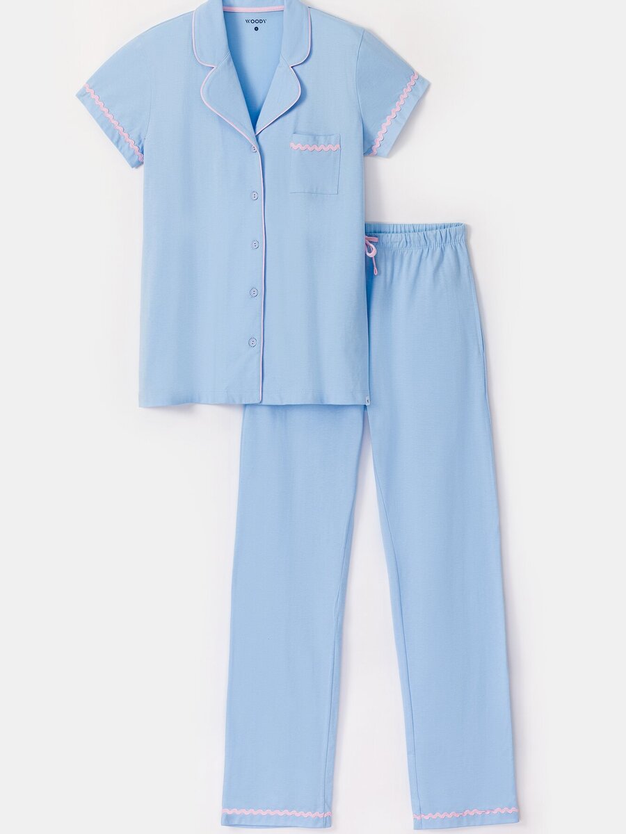 Pyjama van het merk Woody in het Blauw