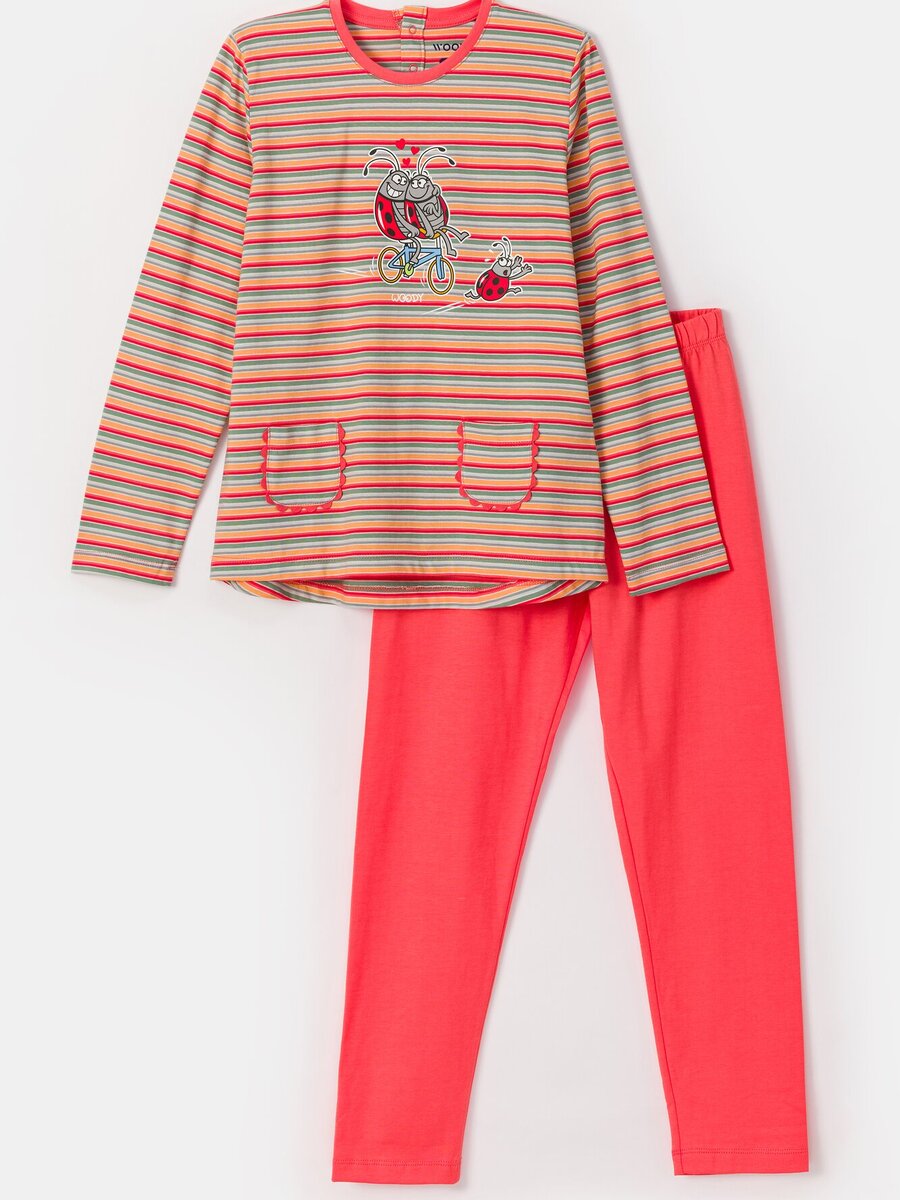 Pyjama van het merk Woody in het Rood