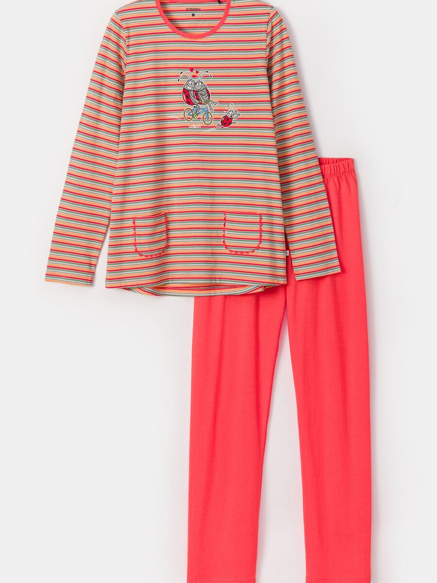 Pyjama van het merk Woody in het Rood