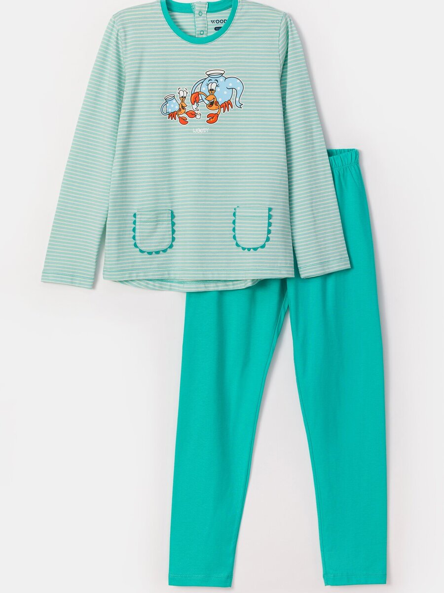 Pyjama van het merk Woody in het Blauw