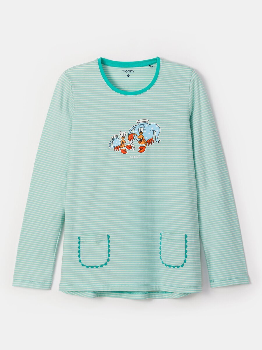 Pyjama van het merk Woody in het Blauw