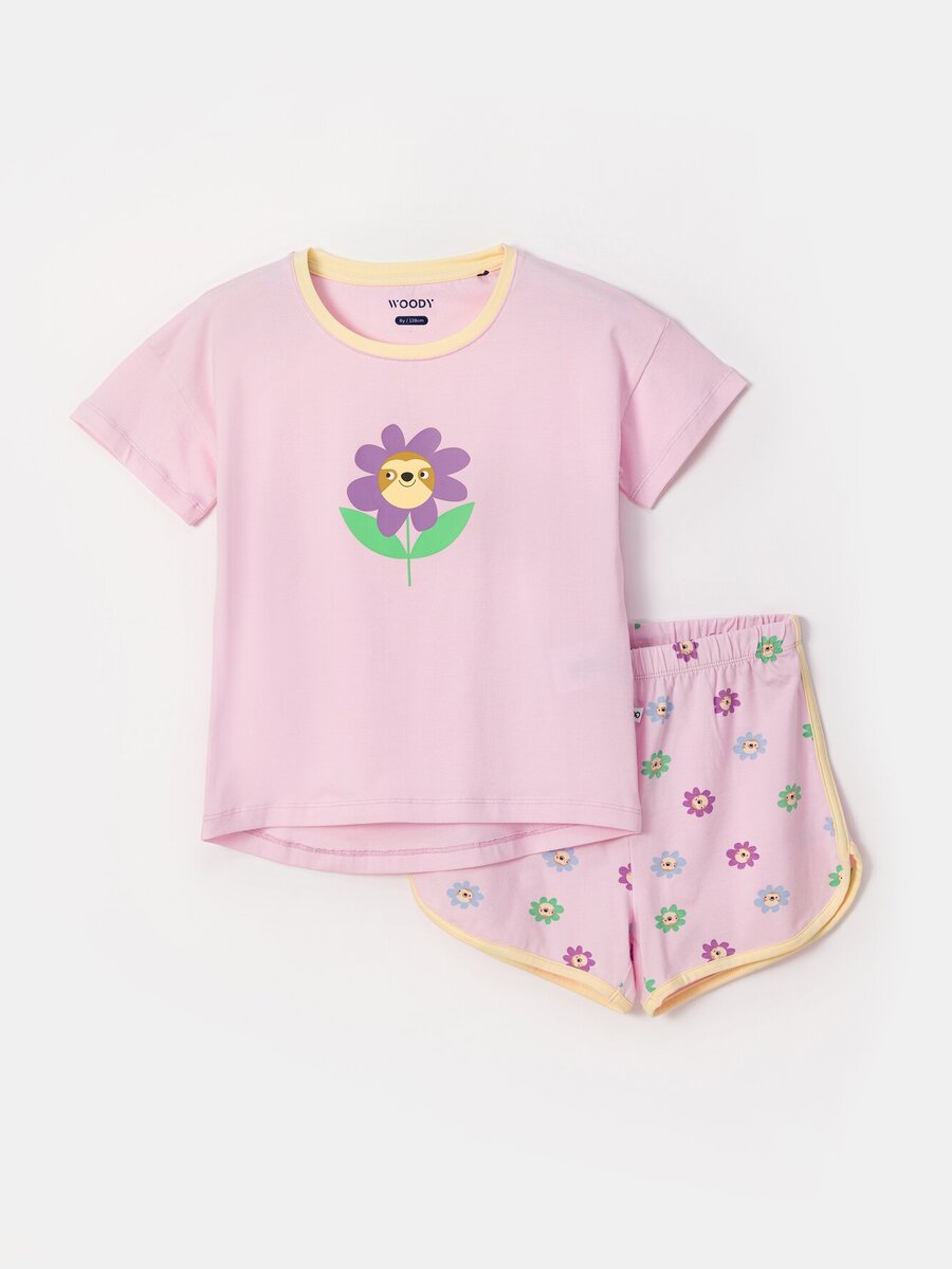 Pyjama van het merk Woody in het Roze