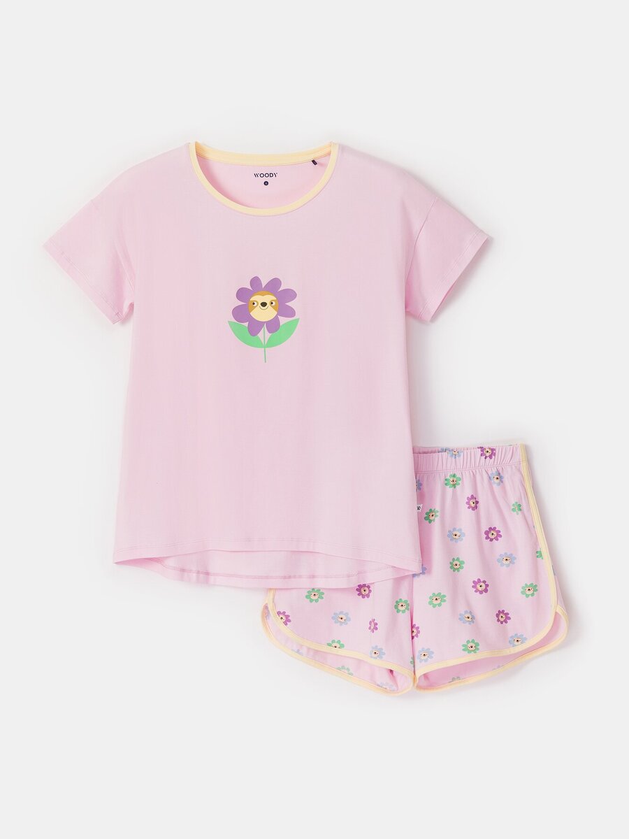 Pyjama van het merk Woody in het Roze