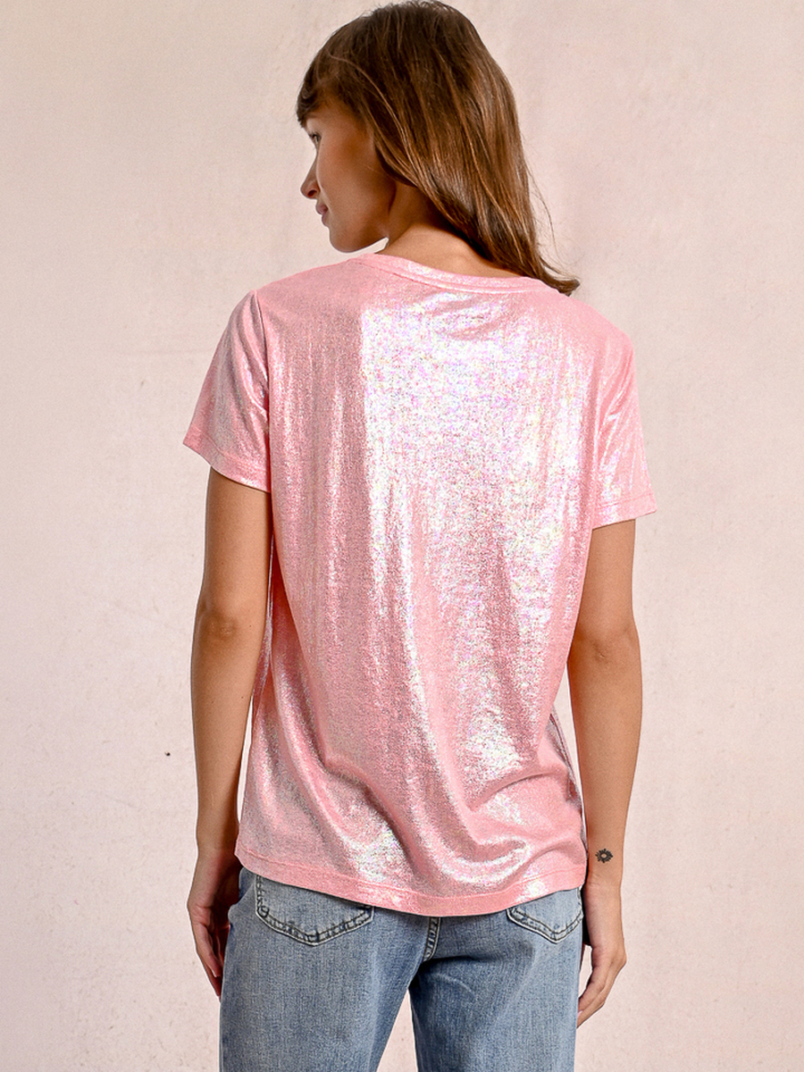 T-shirt van het merk Molly Bracken in het Roze