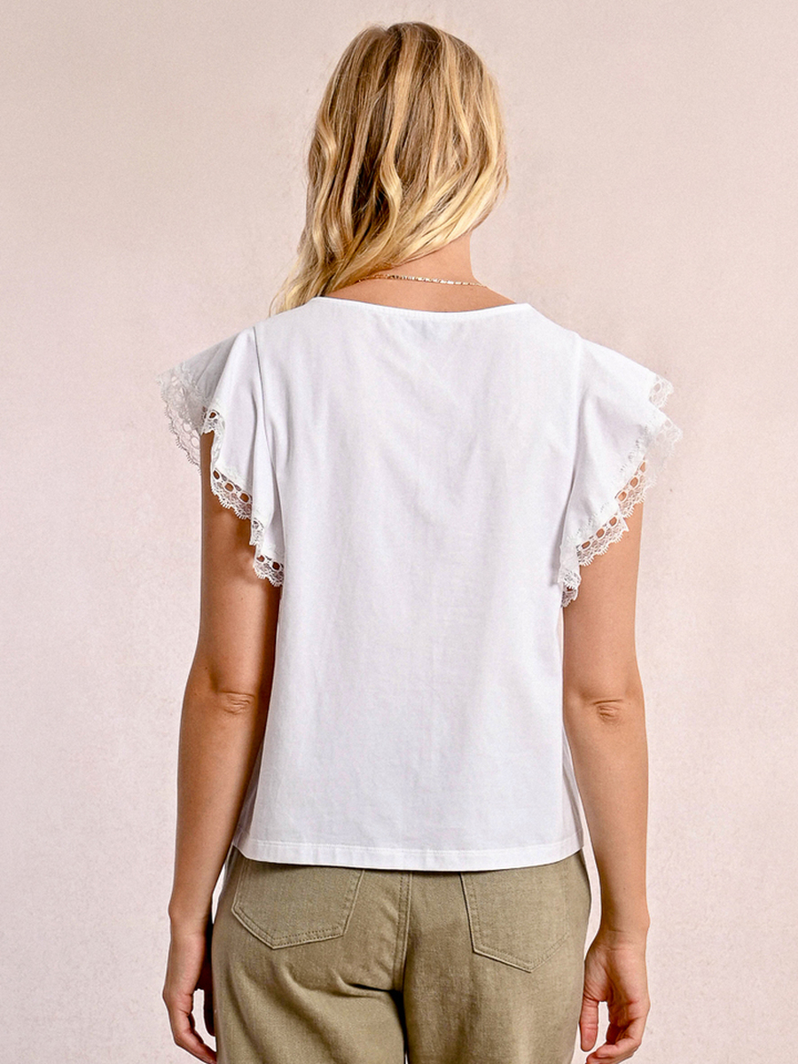 T-shirt van het merk Molly Bracken in het Wit