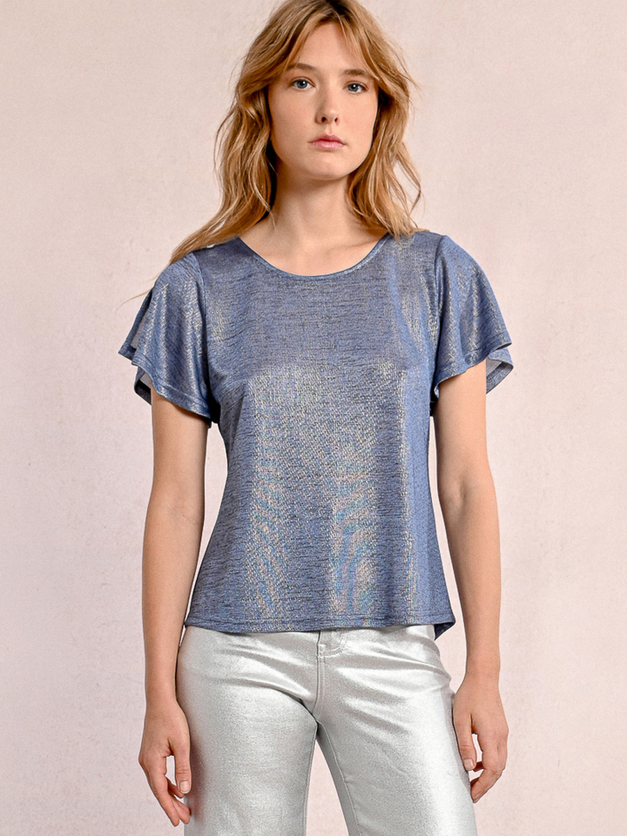 T-shirt van het merk Molly Bracken in het Blauw