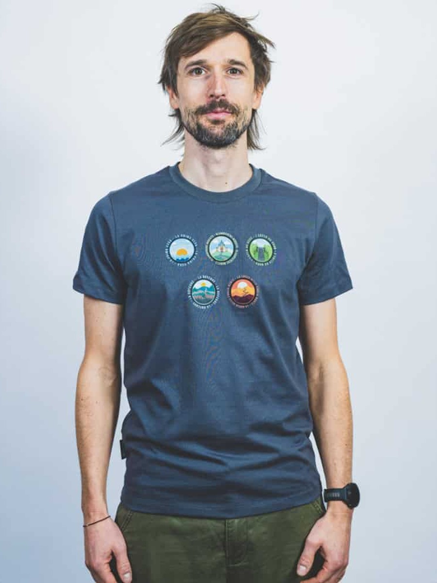 T-shirt van het merk The Vandal in het Blauw