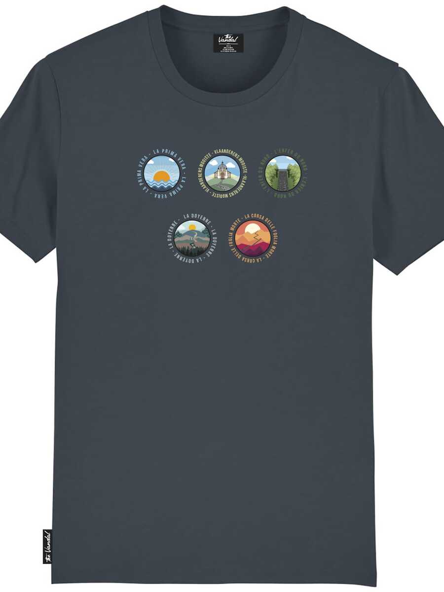 T-shirt van het merk The Vandal in het Blauw