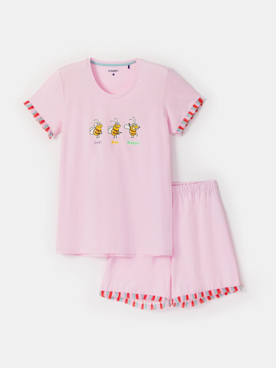 Pyjama van het merk Woody in het Roze